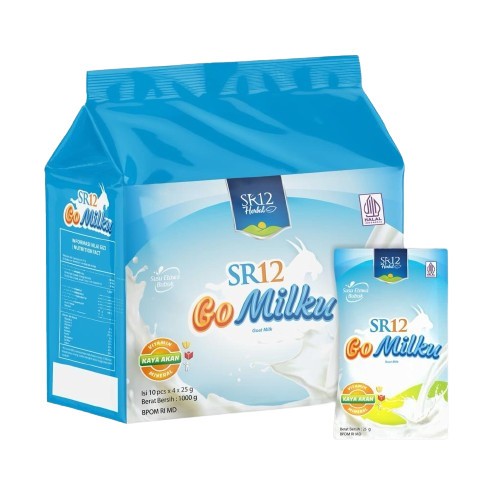 

Sachet Gomilku SR12 Original 25gr isi 40pcs Sachet Susu Kambing Etawa