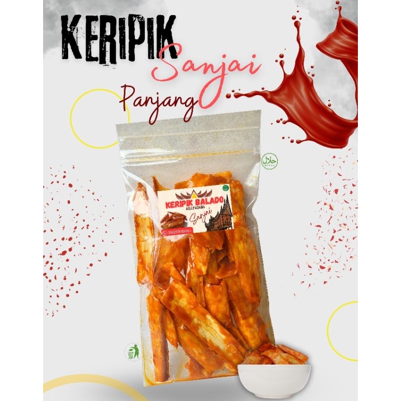 

Keripik Sanjai Panjang 100% Asli Padang