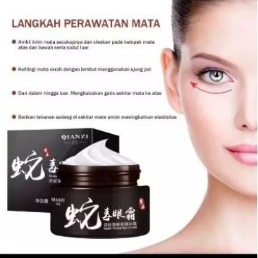 Qianzi snake venom eye cream krim mata anti kerut