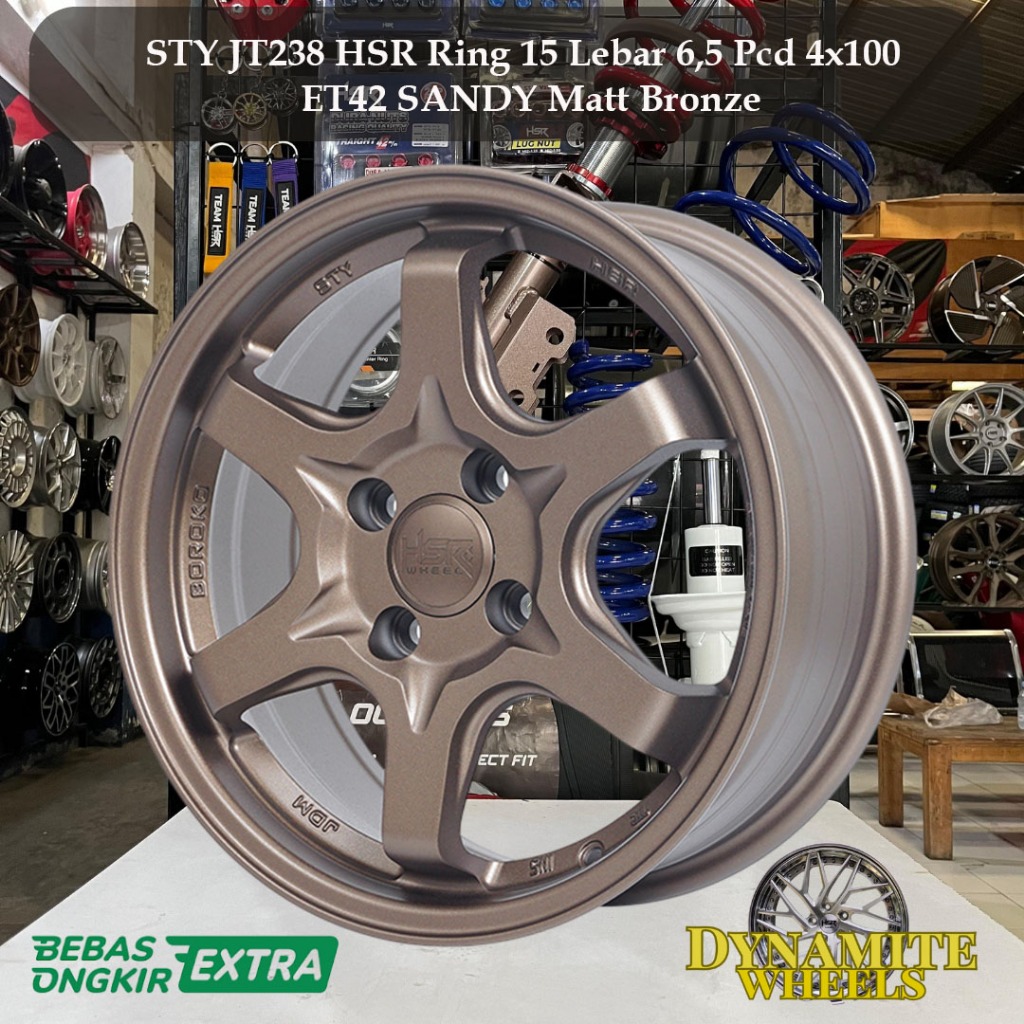 VELG MOBIL BRIO RING 15 HSR STY RING 15 LEBAR 6,5 UNTUK AGYA CALYA MOBILIO