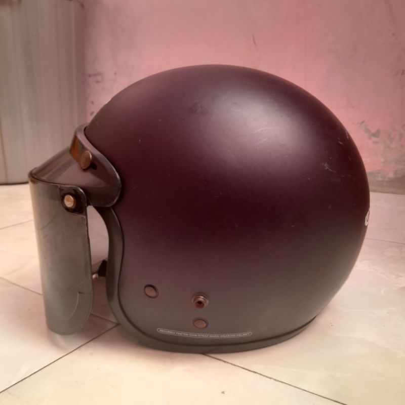 Helm Cargloss Ungu Preloved