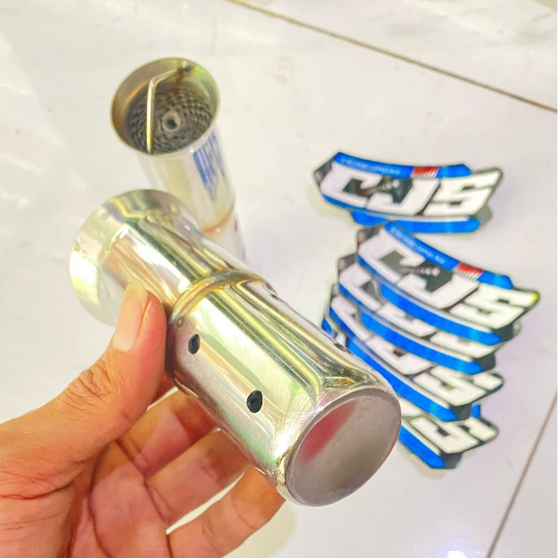 Db killer katalis Peredam Knalpot Racing Db killer Catalytic Converter Motor inlet 50mm dan 38mm SUA