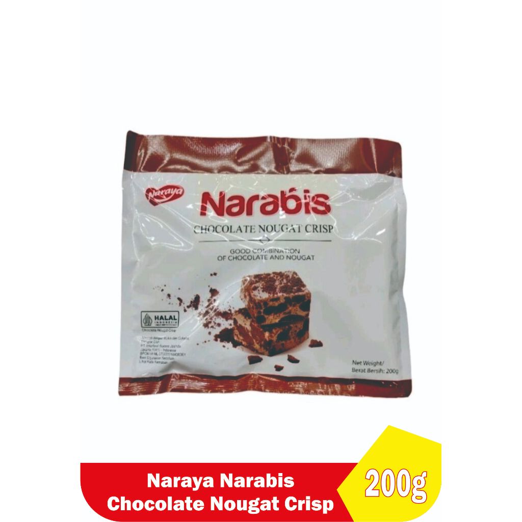 

Naraya Narabis Chocolate/Cookies And Cream Nougat Crisp 200 g