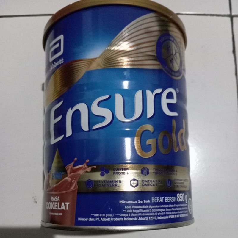 

Susu Ensure Gold Rasa Cokelat 850gr