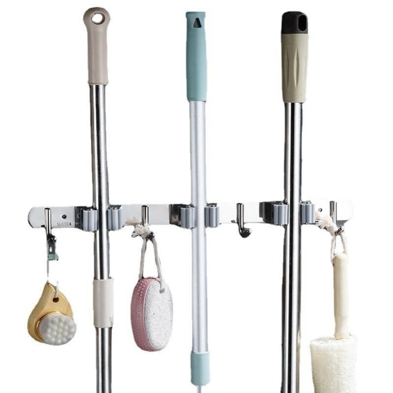 Gantungan Sapu Stainless Sus 304 Gantungan Sapu Pel Dinding Kait