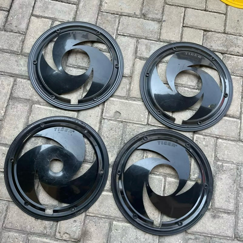 WHEELDOP WHEEL DOP WILDOP COVER VELG VELK BAN RING 17 R17 ORIGINAL MERK TIGER BAHAN PLASTIK