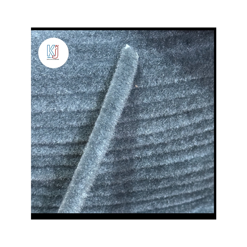 Mohair moher bulu kecil abu-abu per 3M