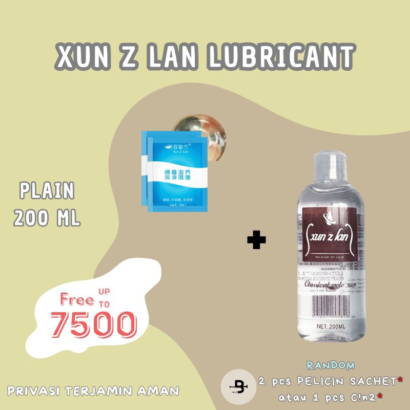 RB22 XUN Z LAN BENING 200 ML XUN Z LAN PLAIN 200 ML PELUMAS PELICIN SEX SAMEN SEMEN ORI