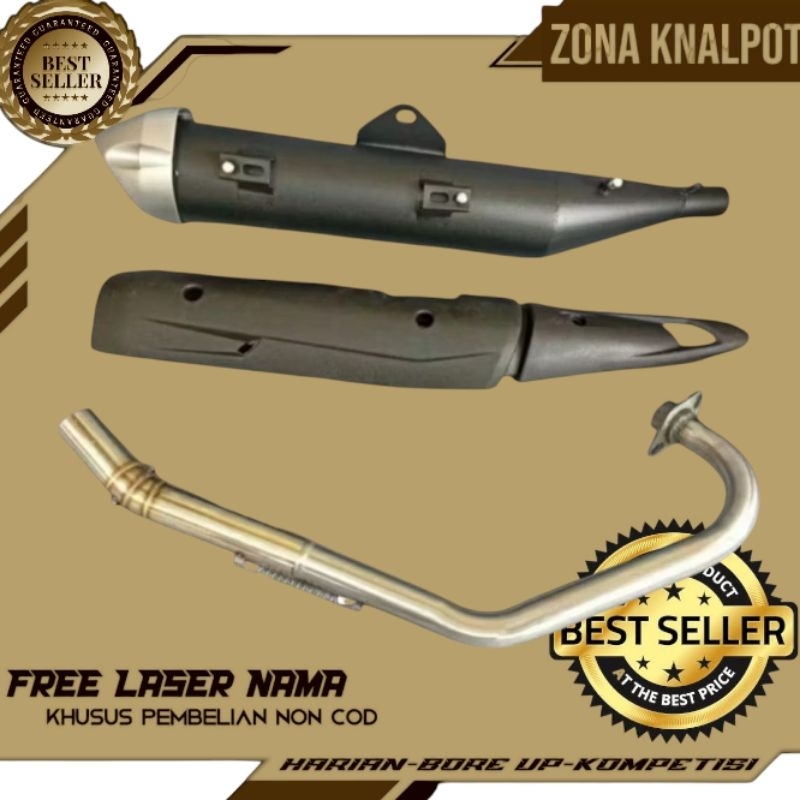 Knalpot standar racing mx king dan mx 135