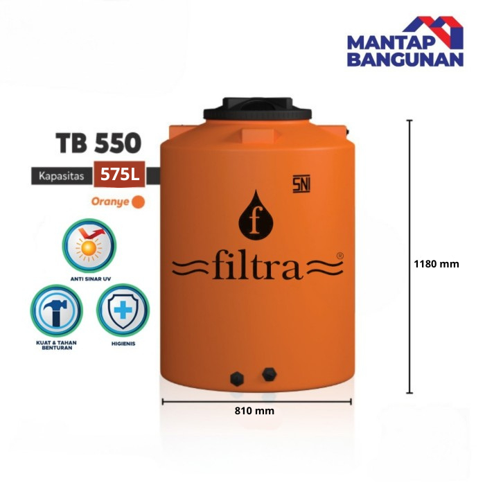 Tangki Air Filtra TBF 550 (575 Liter)