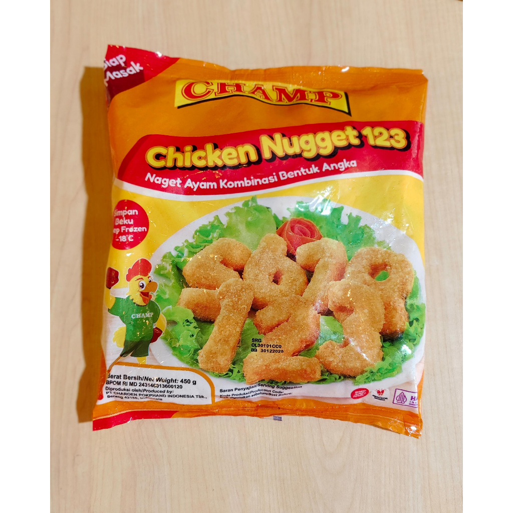 

Champ Chicken Nugget 123 450 gram
