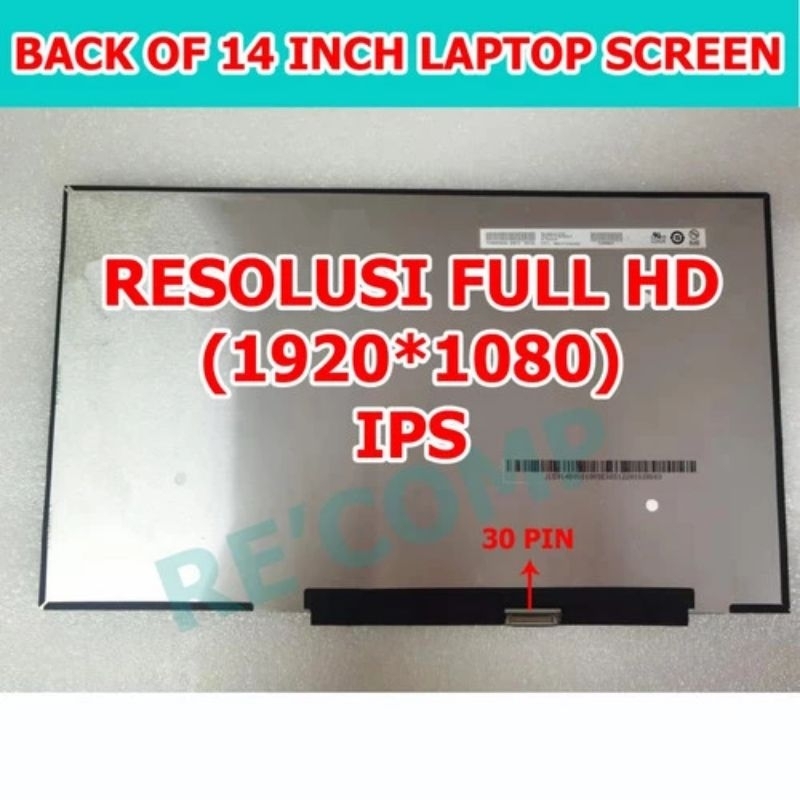 LED LCD ASUS ZENBOOK UX435E UX435EA UX435EAL UX435EG 14 INCH