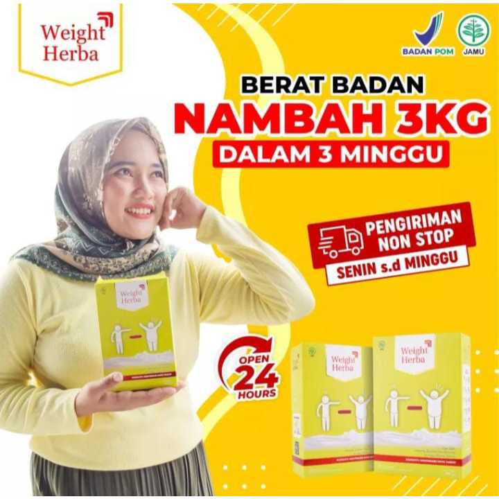 

Weight Herba Susu Penambah Berat Badan Original Tanpa Gula isi 200 gram