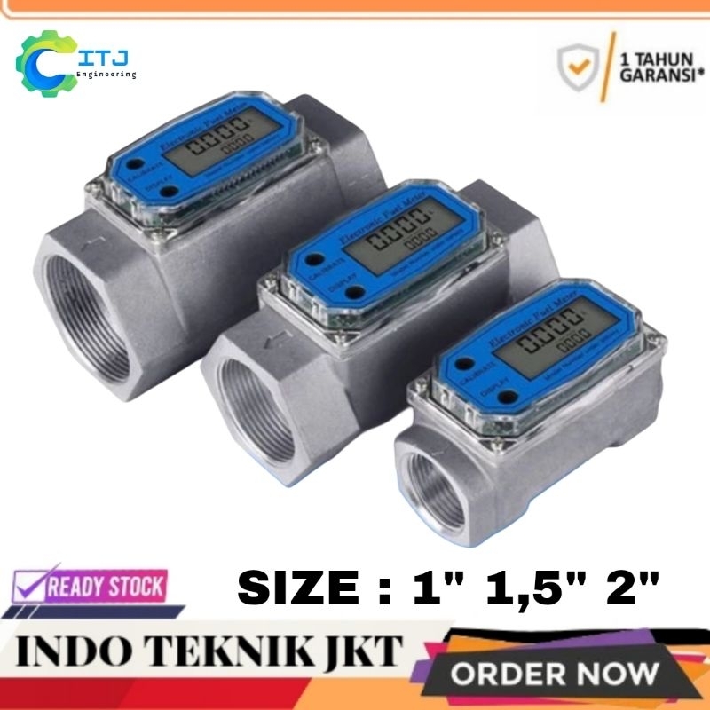 Flow meter solar Digital Flow meter Bbm Digital 2 inch Digital turbine