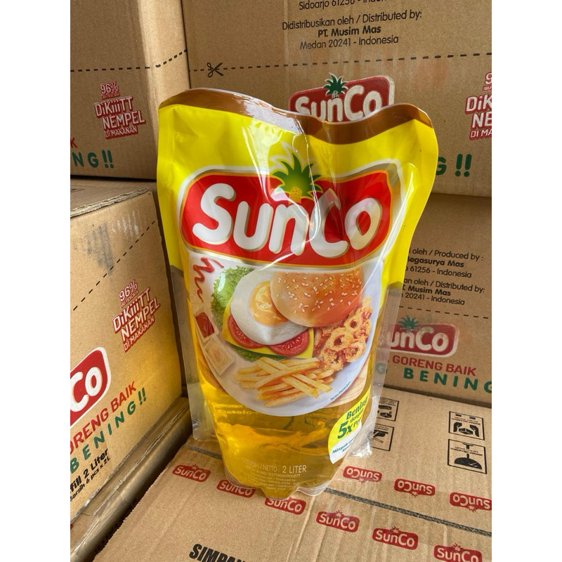 

sunco minyak goreng 2 liter