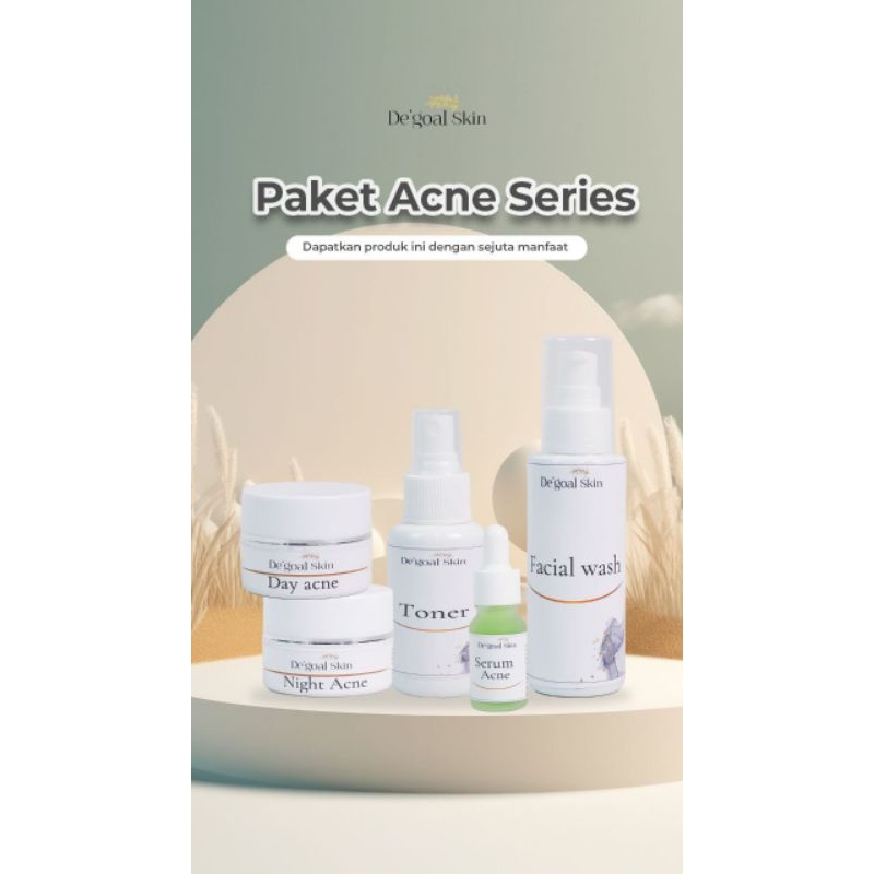 PAKET SKINCARE WHITENING DE GOAL