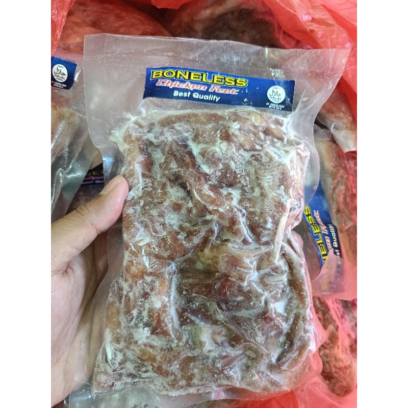 

Ceker ayam tanpa tulang 500gr (kemasan frozen)