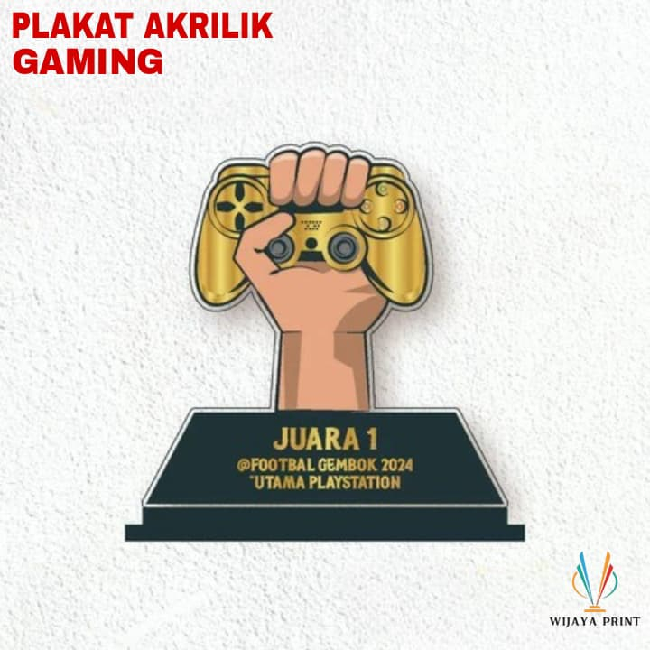 Plakat Gaming Piala Game Piala E Sport Piala PS Akrilk Custom