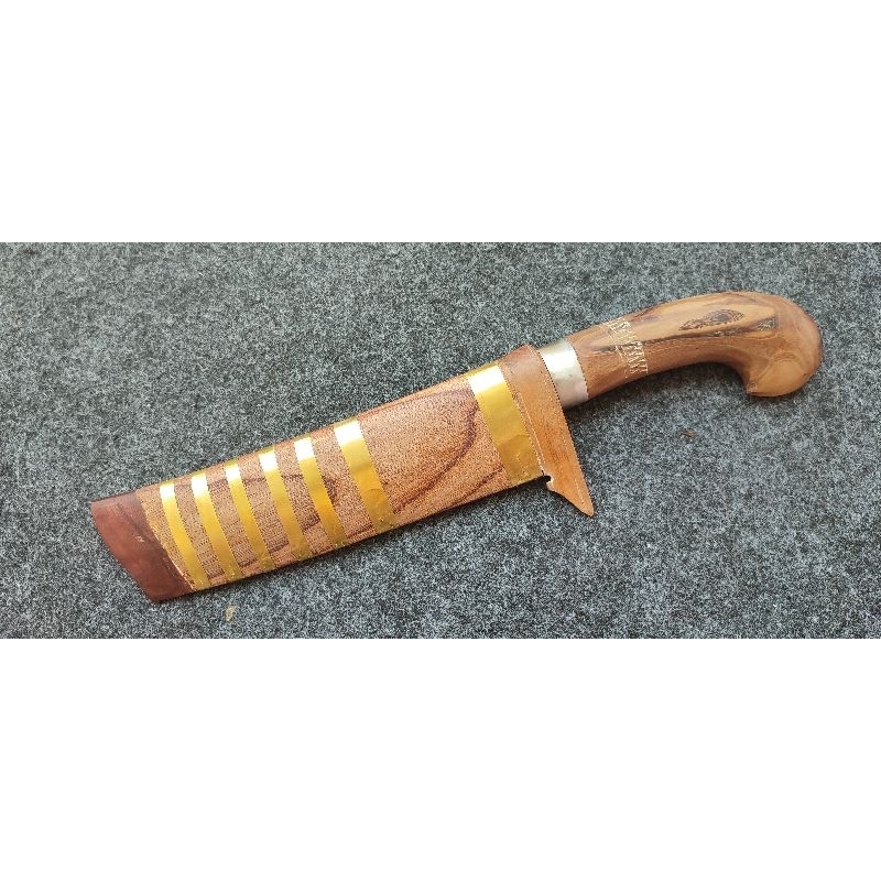 Pisau Petok Kopak 20 cm Baja Selap Waja Selap Isen Kupas Kelapa Potong Daging