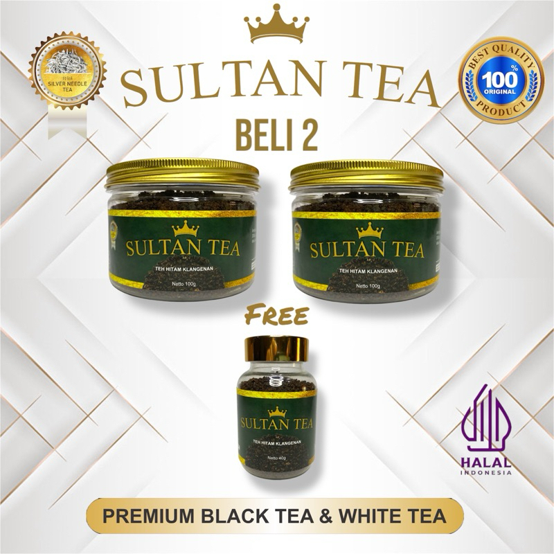 

Teh hitam SultanTea 100gr Beli 2 free 40gr | Teh hitam penurun kolesterol | Teh hitam Herbal