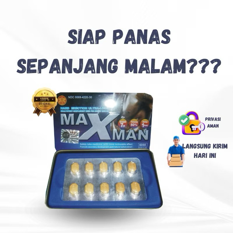 OBAT MAXMAN ASLI IMPORT ORIGINAL USA KUAT KUNING MEXMAN- MAXMAN ORIGINAL