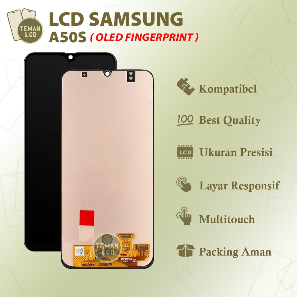 LCD Samsung A50S FINGERPRINT - Original 100% Fullset Touchscreen