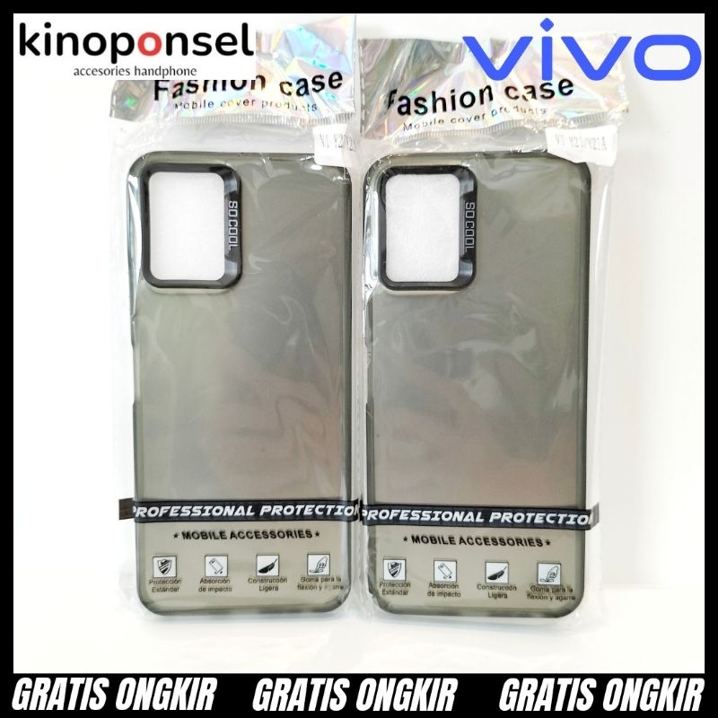 CASE PREMIUM HP VIVO Y21T Y21S Y21A Y21 | Case Hybrid Hologram Plate IMD Bahan Tebal Pelindung Kamer