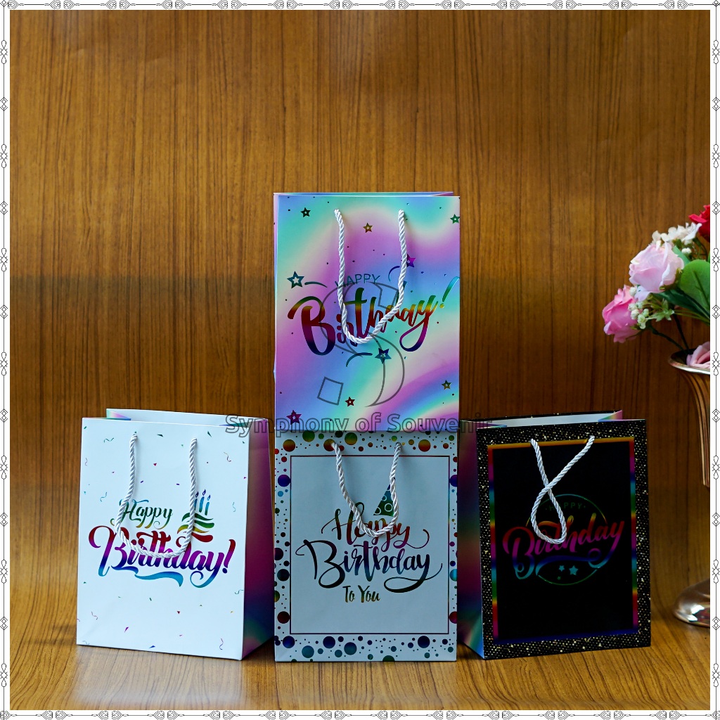 

Paper Bag Motif Ulang Tahun Anak Goodie Bag Tas Hadiah Tas Souvenir Tas Hampers