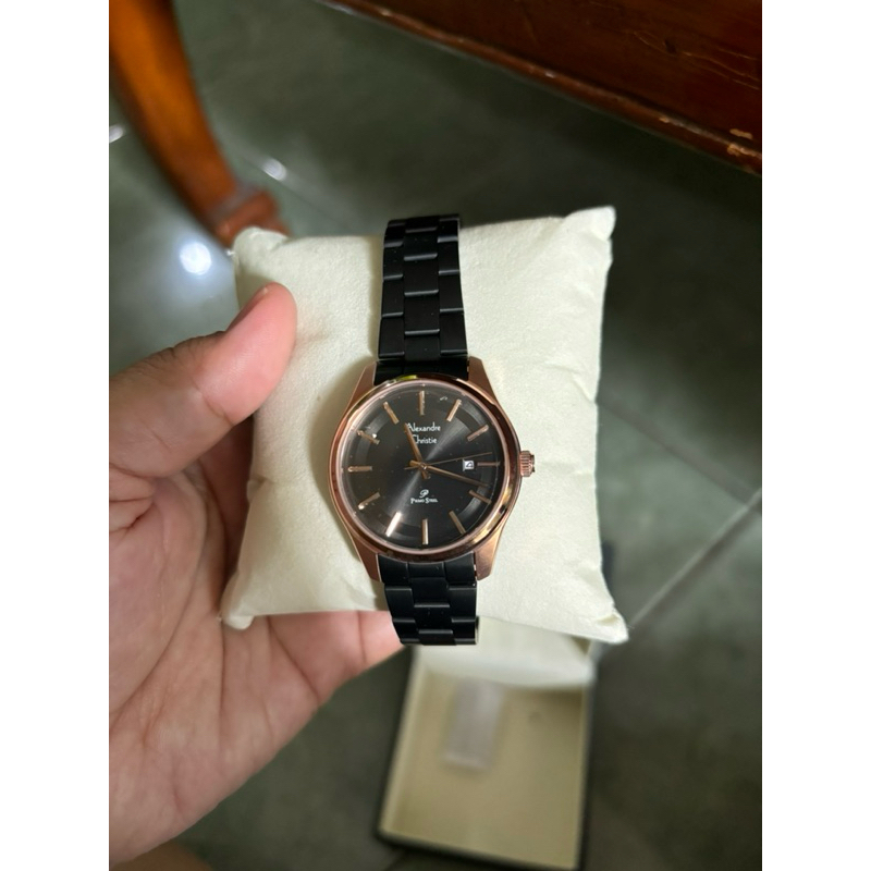 Jam tangan alexandre christie primo steel
