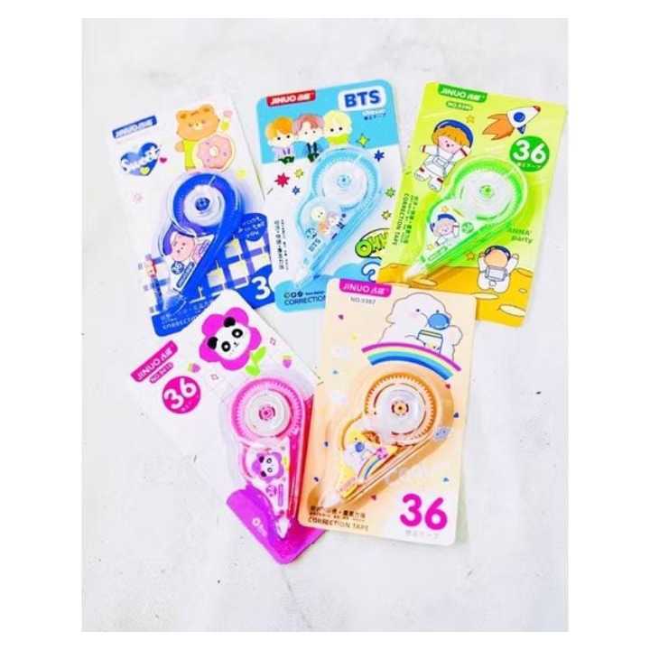 

STIPO / TIP EX KERTAS FANCY JINUO 36 METER FANCY