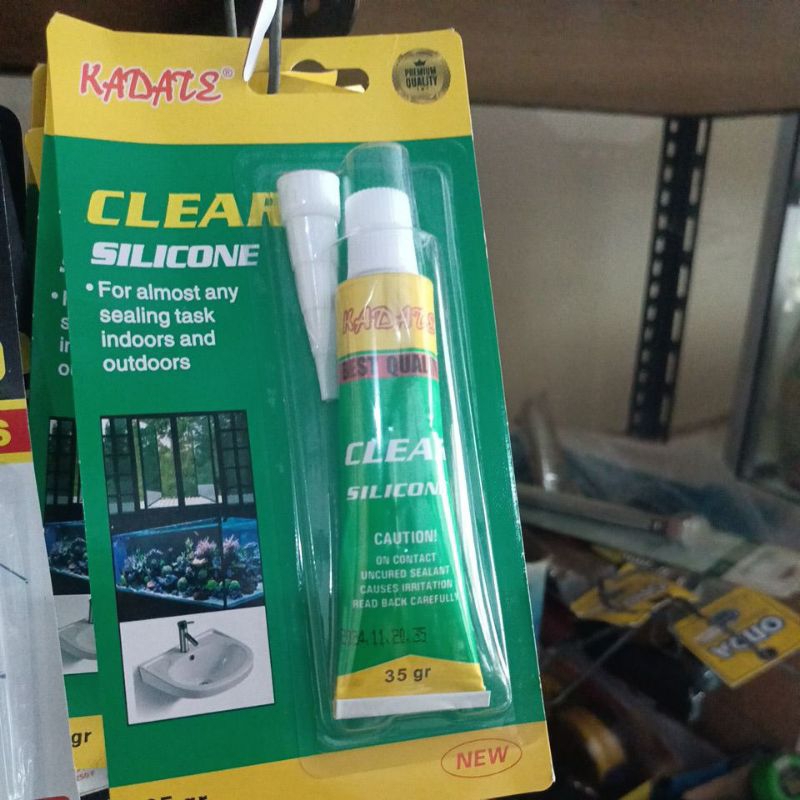 Silicone sealent kecil / Lem kaca aquarium