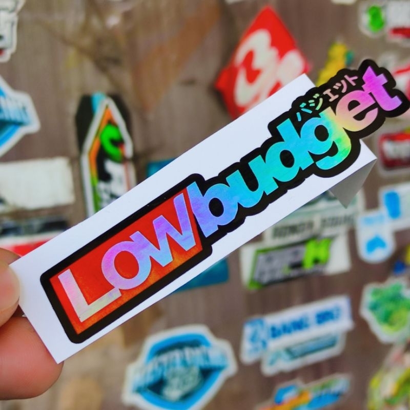

Stiker low budget hologram