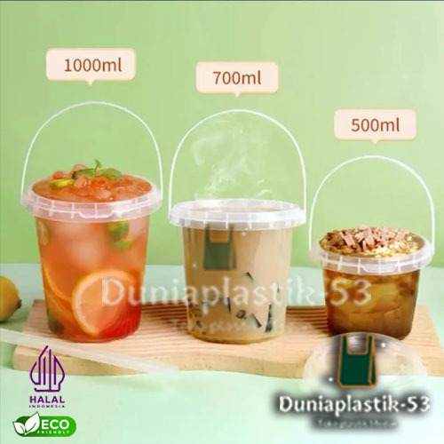 CUP PP Ember BUAH DESSERT ICECREAM / BUCKET PP BULAT / BUCKET KFC KECIL / Gelas Minuman Ember