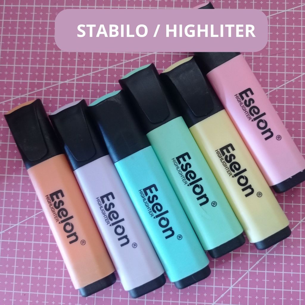 

Stabilo Highlighter Eselon Warna Pastel