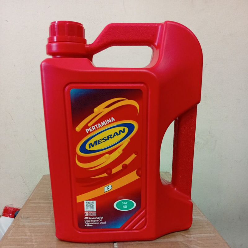 PELUMAS OLI MESRAN B 4L OLI PERTAMINA MESRAN B 40 4LITER