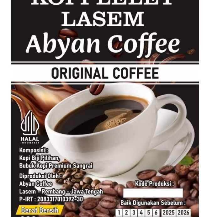 

Kopi Bubuk lelet Lasem Uk.1kg
