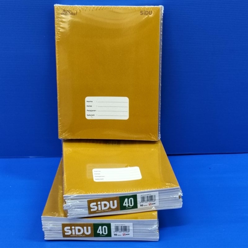 

(Pack) Buku Tulis Sidu Sampul Coklat / Buku Tulis Sidu 40 Lembar