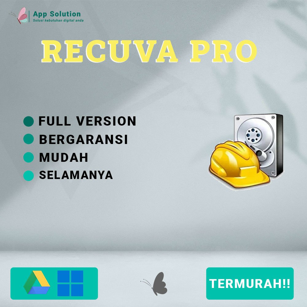Recuva Pro App Solution I Windows 11, 10, 8 & 7