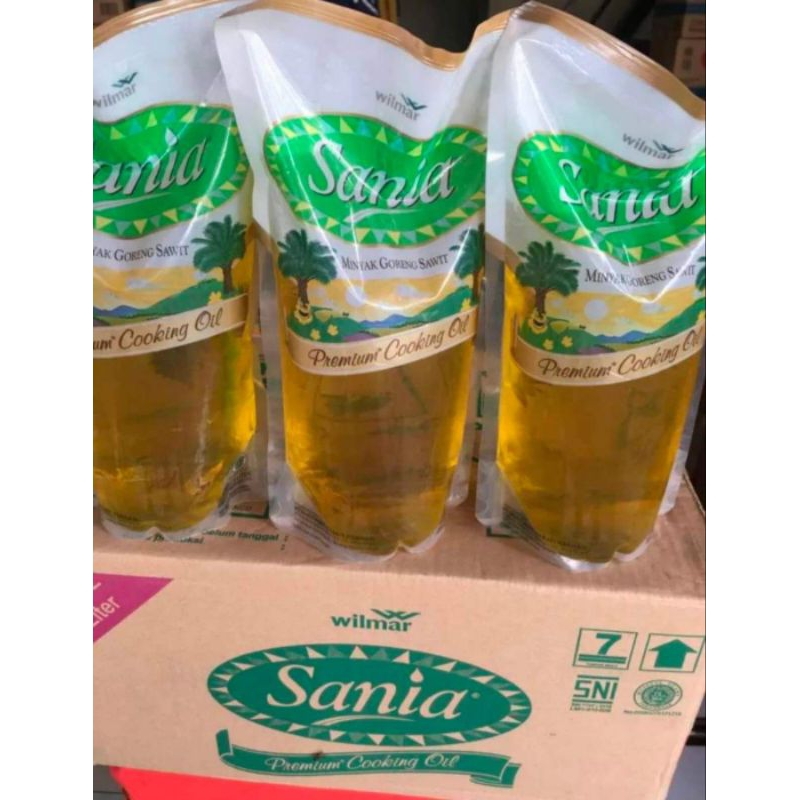 

Minyak Goreng Sania kemasan 2liter per karton isi 6pcs