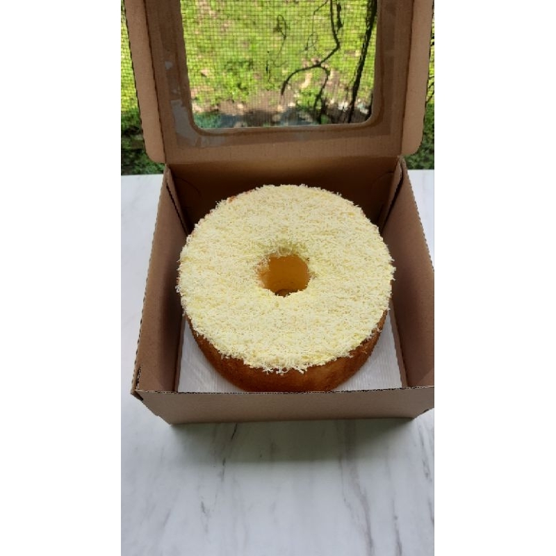 

chiffon cake double cheese