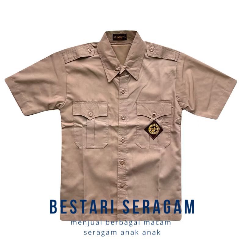 Baju Seragam Sekolah Pramuka Lengan PramukaPenggalang Sd Penggalang Lengan Pendek Anak Laki Laki