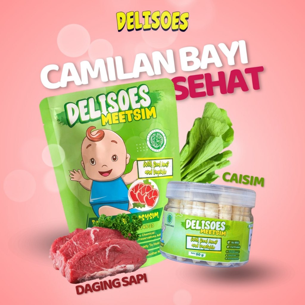Camilan Bayi Sehat Finger Puff Tanpa Pengawet dan MSG 25g & 50g