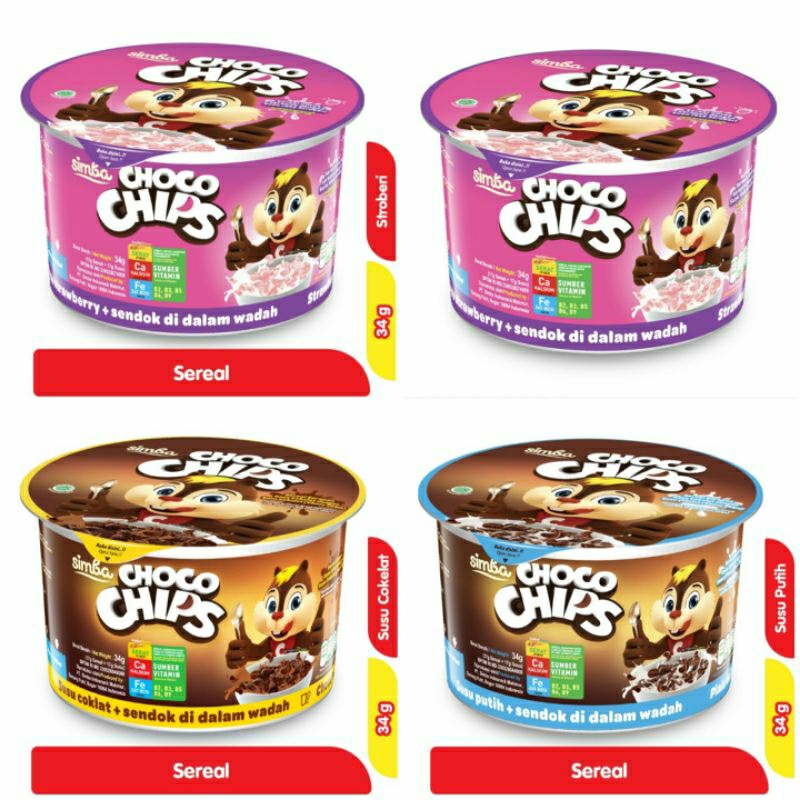 

Simba Choco Chips Sereal Cup 34g