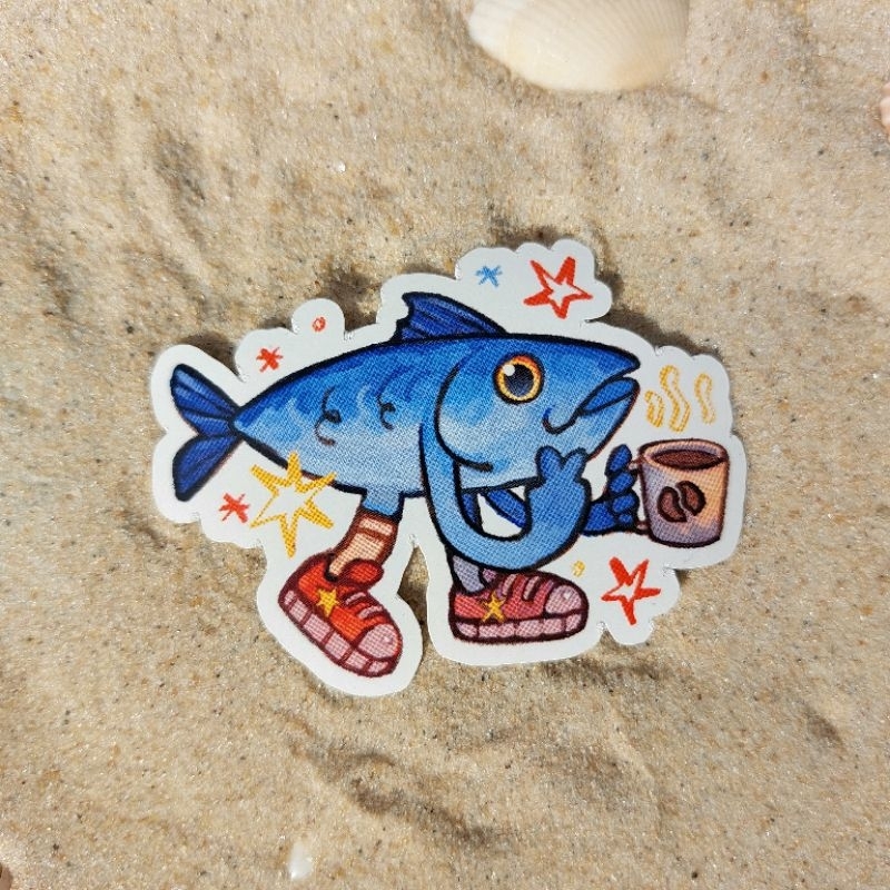 

animal sticker, fish sticker