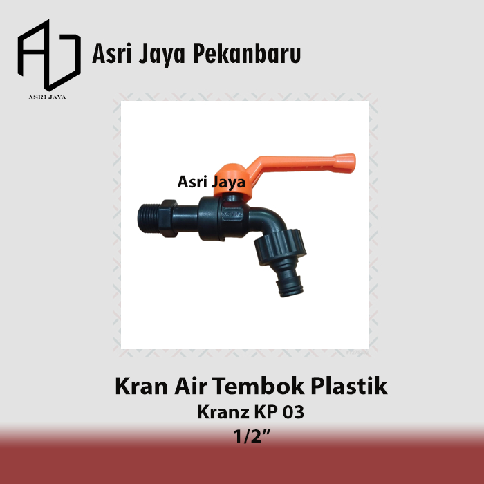 Kran Air Tembok Plastik Pvc Kranz KP 03 1/2"