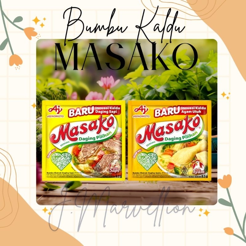 

Bumbu Kaldu Masako Sapi | Ayam 8.5gr x 24pc