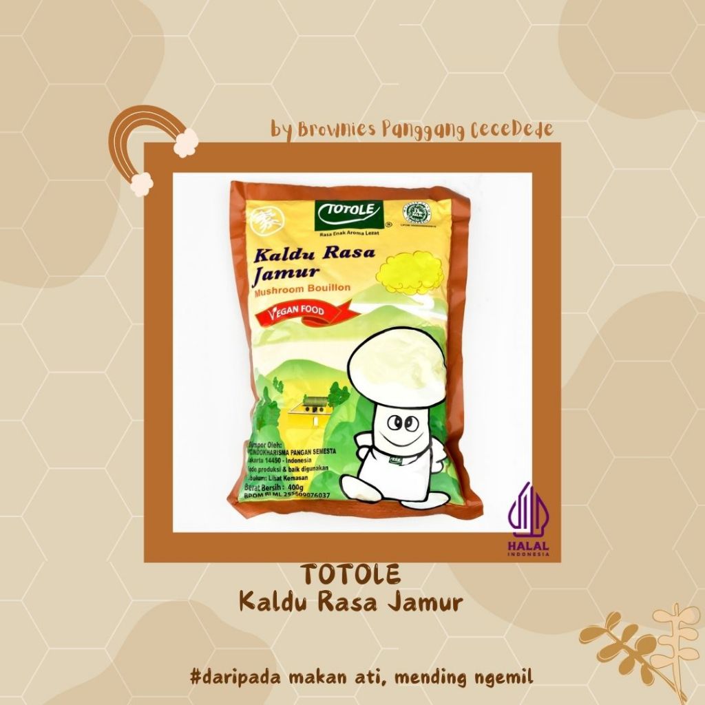 

Kaldu Jamur Totole / Totole Kaldu Jamur 200 , 400GR