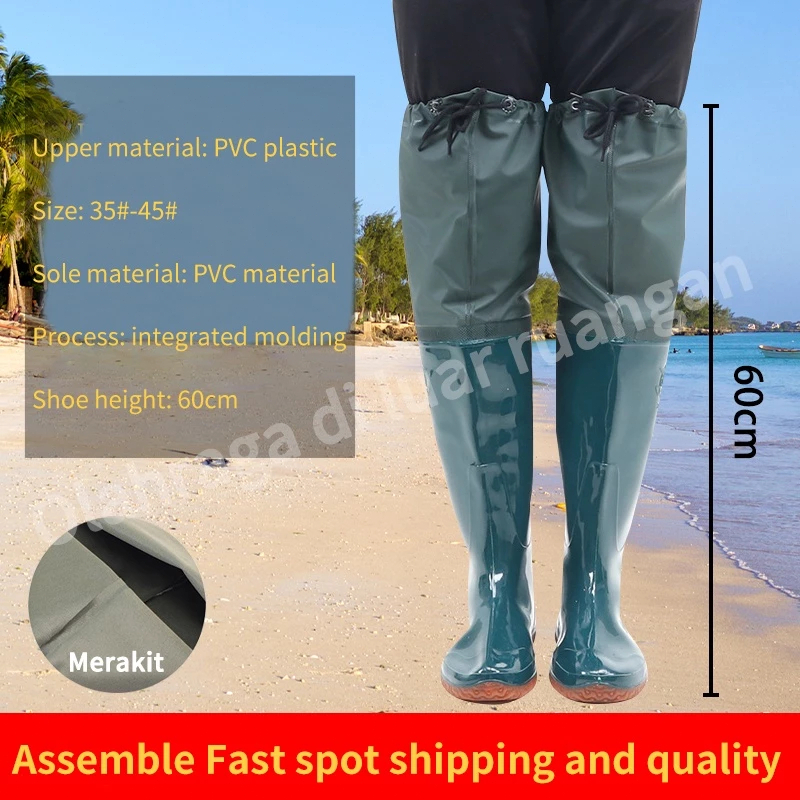 CODSepatu Boots Pria Anti Air Sepatu Boot Petani Sawah Panjang Sepatu Boots Boot But Karet Pria