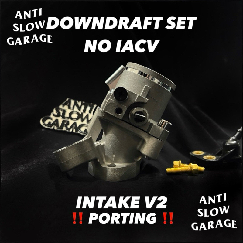 TB DOWNDRAFT VARIO 125 VARIO 150 BEAT SCOOPY PORTING ANTI SLOW GARAGE. PAKET DOWNDRAFT PORTING 1 Tal