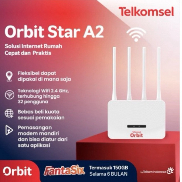 Modem Orbit Star A2 Telkomsel Modem wifi 4G
